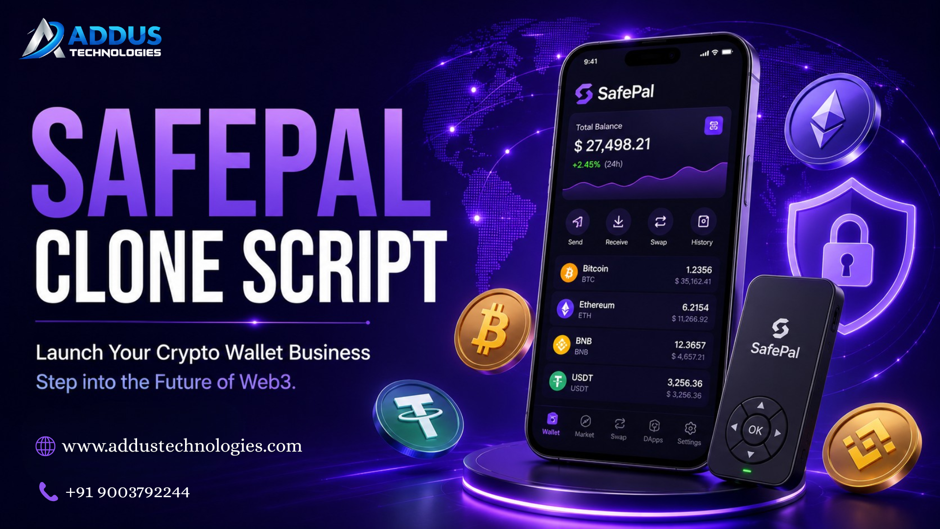 Top Rated SafePal Clone for Crypto Wallet Businesses 